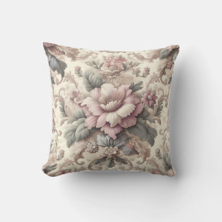 Blommönstret elegant Vintage Kudde