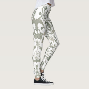 Blommönstret elegant Vintage Leggings