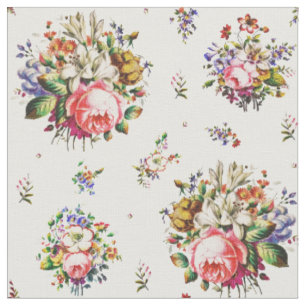 Blommönstret elegant Vintage Rosa ros Tyg
