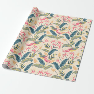 Blommönstret fantastisk presentpapper