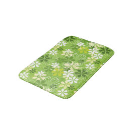 Blommönstret Färgkonsthämtning - natur Badrumsmatta