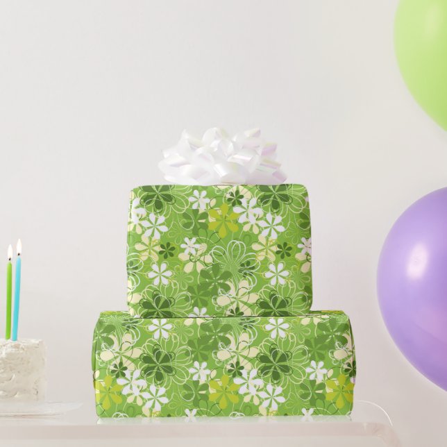 Blommönstret Färgkonsthämtning - natur Presentpapper (Festgåvor)