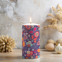 Blommönstret för färgstark batikillustration av na