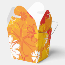 Blommönstret för illustration av Daisy i färgen Cu Presentaskar