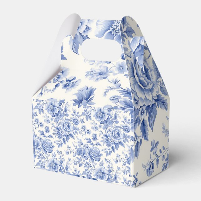 blommönstret fransk presentaskar (Framsidan Sidan)