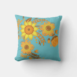 Blommönstret Höger höst Kudde