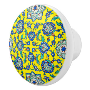 Blommönstret Intricate Ottoman Turkiye Iznik Knopp