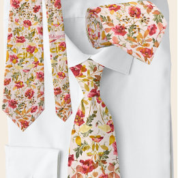 Blommönstret Klassisk vallmo Rosa & Olive Buds Slips