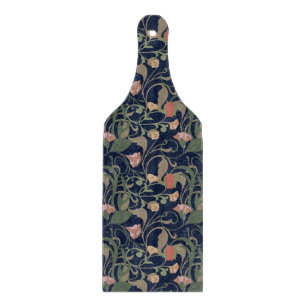 Blommönstret Klassiskt antique Blue Art nouveau