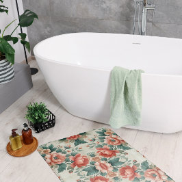 Blommönstret Land Cottage Badrumsmatta