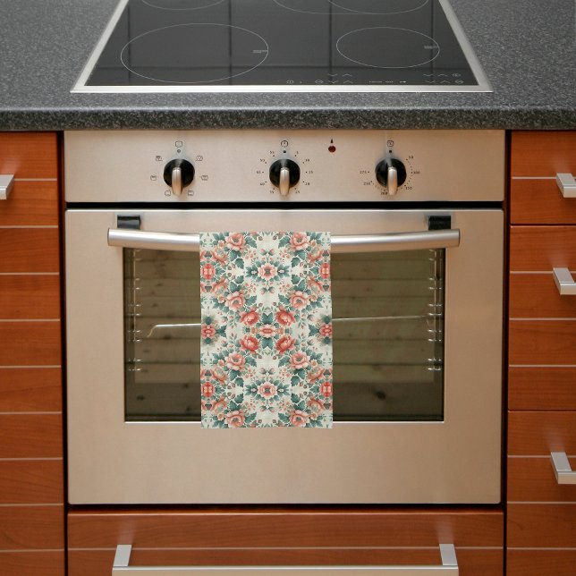 Blommönstret Land Cottage Kökshandduk (Skapare uppladdad)