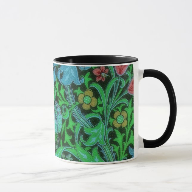 Blommönstret Lilies Vintage Mugg (Höger)
