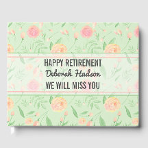 Blommönstret lycklig Pension Watercolor