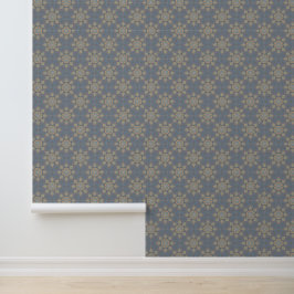 Blommönstret Modern Elegant Grått Mandala