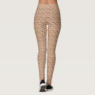 Blommönstret Modern Elegant Leggings