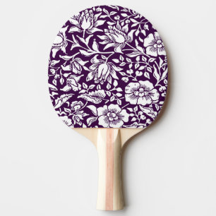 Blommönstret Morris Vintage Lila & White Pingisracket