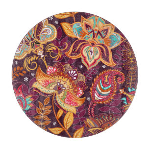 Blommönstret Paisley Stil
