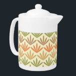 Blommönstret Retro-Abstrakt i Orange & Olive<br><div class="desc">Sofistikerad och unik är den ord som komen tänker på när man ser på det här klassiska blommönstret för abstrakt med dess böjda orange-, oliv- och taupe-lastpall från färg som är så medeltida modernt. Denna minimalistiska geometriska blommigt översätter perfekt till både mode och hemdekorobjekt. Perfektens gåva till vilken galen man-tidsålder...</div>