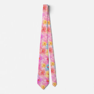 Blommönstret Retro Watercolor Slips