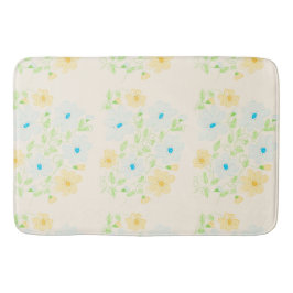 blommönstret snyggt badrumsmatta