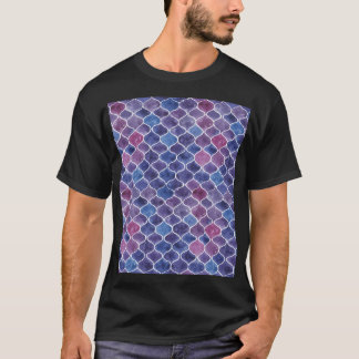 Blommönstret Sömlöst vattenfärgsviolett T Shirt