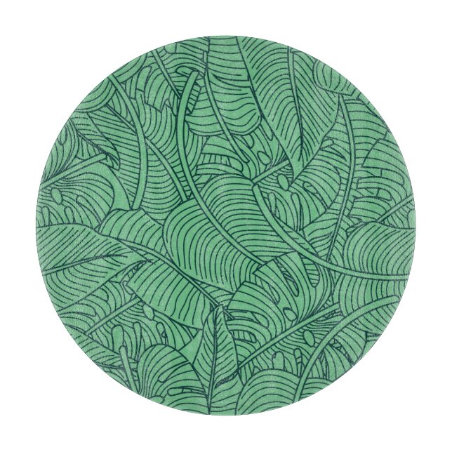 Blommönstret Tropical Löv (Framsidan)