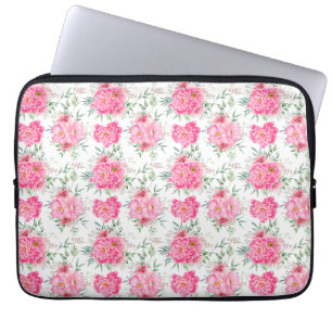 Blommönstret Vackfärgsblommor Laptop Fodral