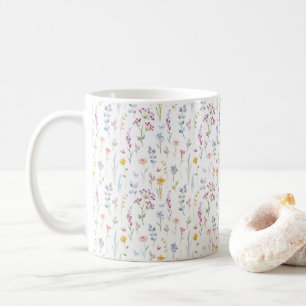 Blommönstret vatten Färg Kaffemugg