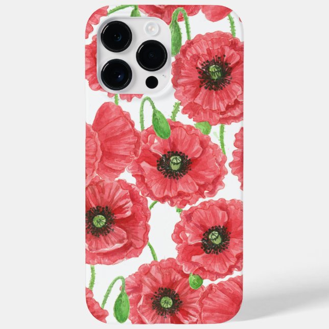 Blommönstret Vattenfärgpoppor (Baksida)