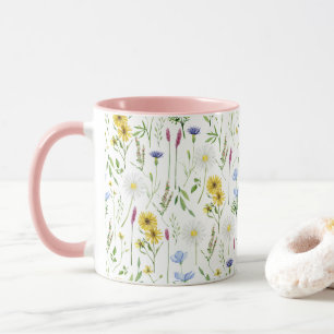 Blommönstret Vattenfärgskugga, Vild Mugg