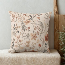 Blommönstret vintage Fall på Cream Rustic Autumn