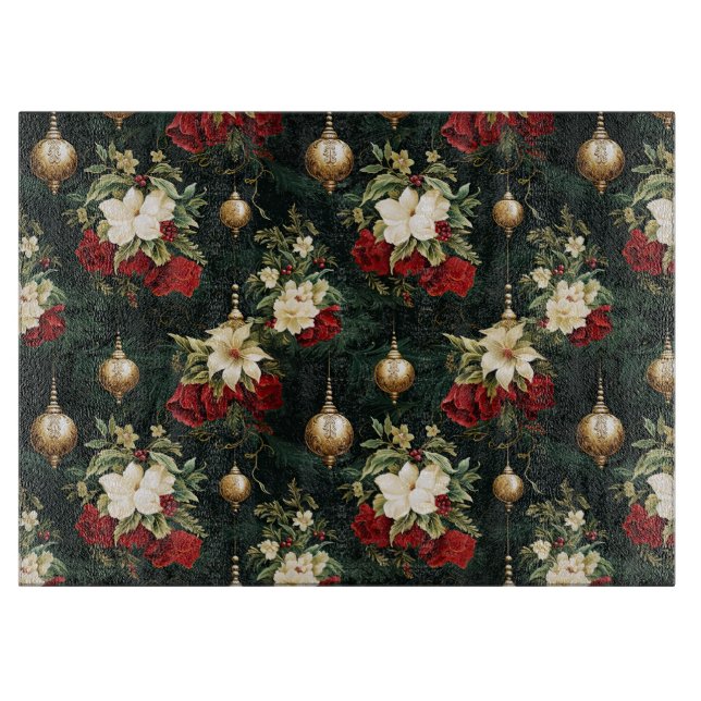 Blommönstret Vintage julfantasi (Framsidan)