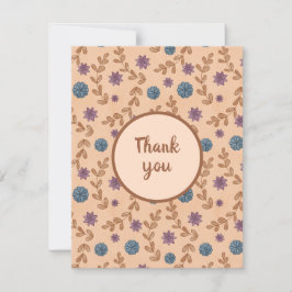 Blommönstret vintage vattenfärg