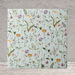 Blommönstret Watercolor WildblomGarden Kakelplatta<br><div class="desc">Ta med naturskönheten hem med vår keramiska kaka av Watercolor Wildblomme Garden-Blommönstret. En liten sommarblomma för ditt rum!</div>