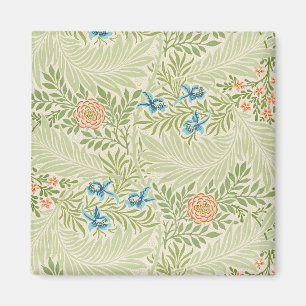 Blommönstret William Morris Larkspur Magnet