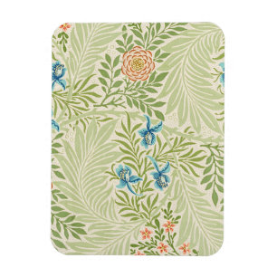 Blommönstret William Morris Larkspur Magnet