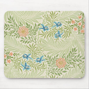 Blommönstret William Morris Larkspur Musmatta