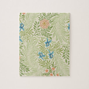 Blommönstret William Morris Larkspur Pussel
