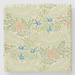 Blommönstret William Morris Larkspur Stenunderlägg
