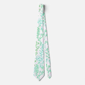 Blommönstrets klassiska Grönt A02. White BG Slips