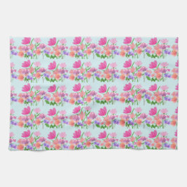 blommönstrets strömbrytare kökshandduk