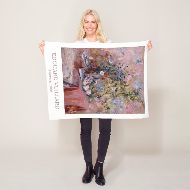 Blommor 1906 av Edouard Vuillard Fleecefilt (På plats)