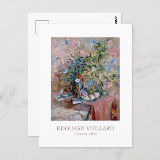 Blommor 1906 av Edouard Vuillard Vykort