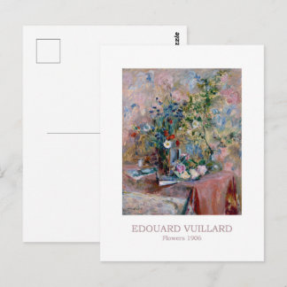 Blommor 1906 av Edouard Vuillard Vykort