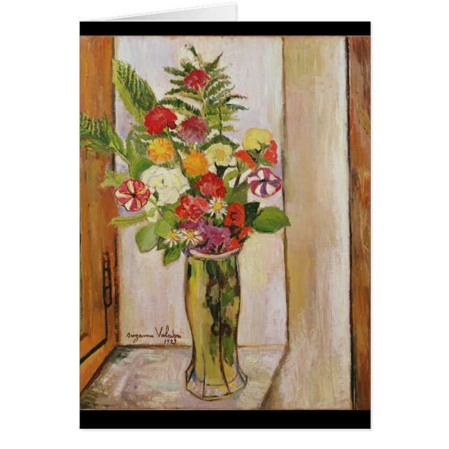 Blommor 1929 hälsningskort (Framsidan)