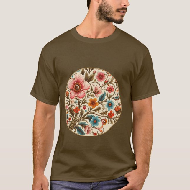 Blommor 1 060 s t shirt (Framsida)