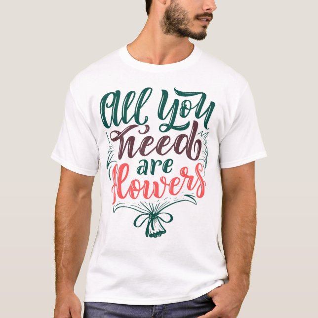 Blommor 1 t shirt (Framsida)