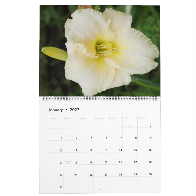 Blommor 2011 kalender (Jan 2027)