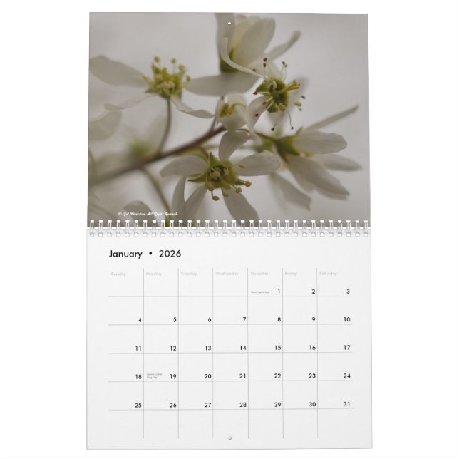 Blommor 2015 kalender (Jan 2026)