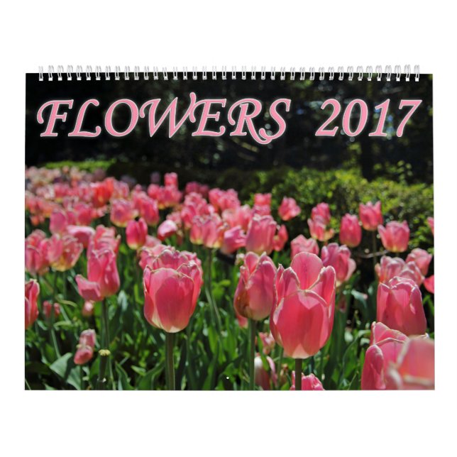Blommor 2017 kalender (Omslag)